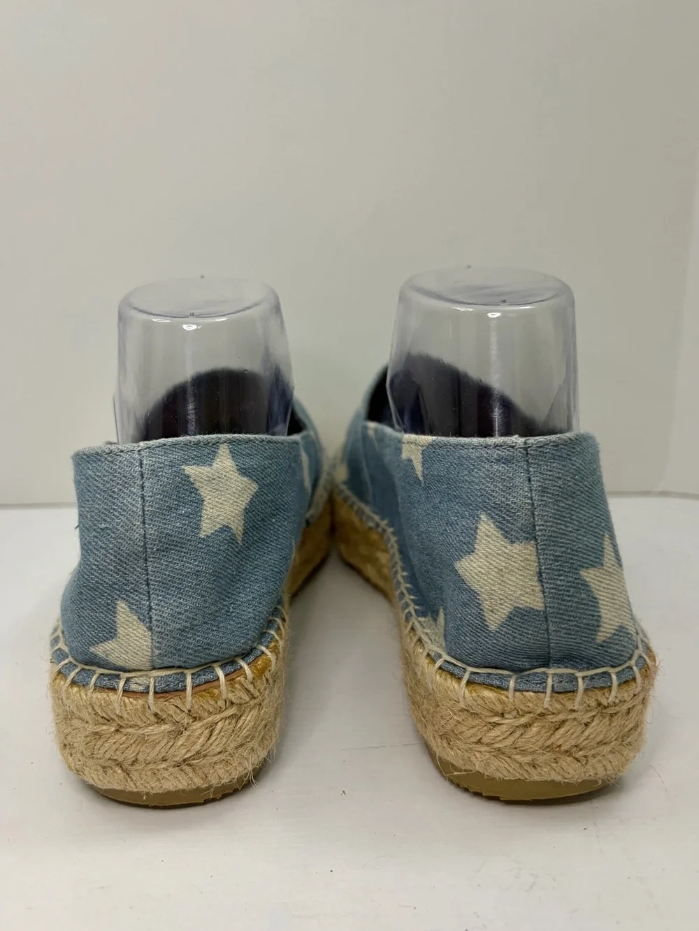 Steve Madden Talan Blue Star Espadrille Slip-On Shoes Size 10